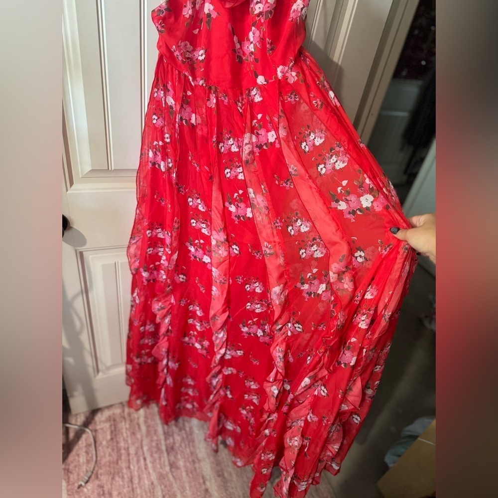 NEW w TAGS 🏷️ FASHION NOVA Floor-length Floral Maxi Dress (Women’s Size Large) - Picture 10 of 17